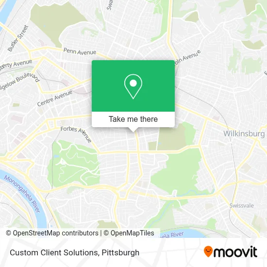 Custom Client Solutions map
