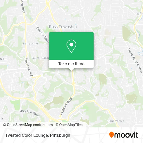 Twisted Color Lounge map