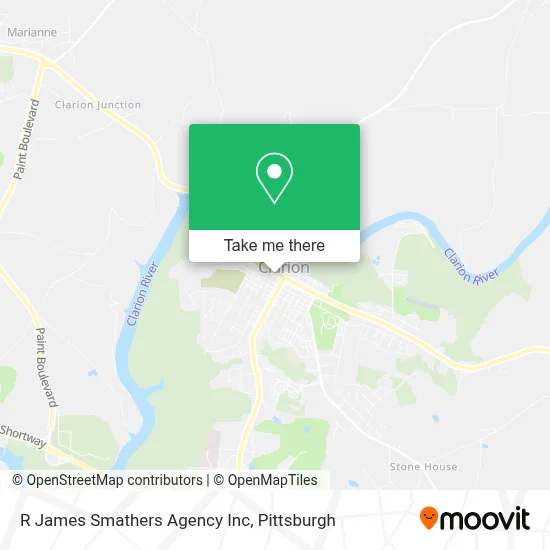 R James Smathers Agency Inc map
