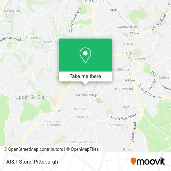 At&T Store map