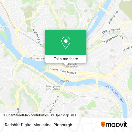 Redshift Digital Marketing map