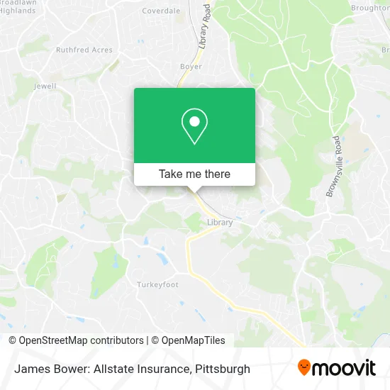 James Bower: Allstate Insurance map