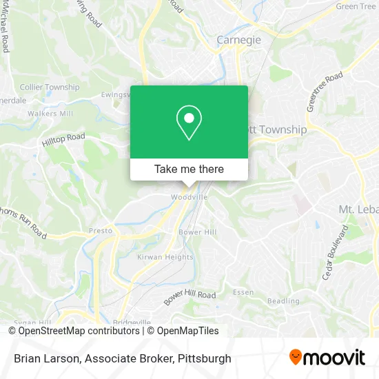Brian Larson, Associate Broker map