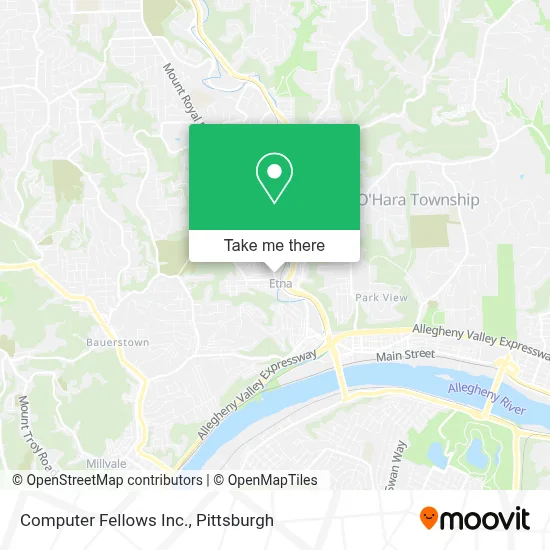 Computer Fellows Inc. map