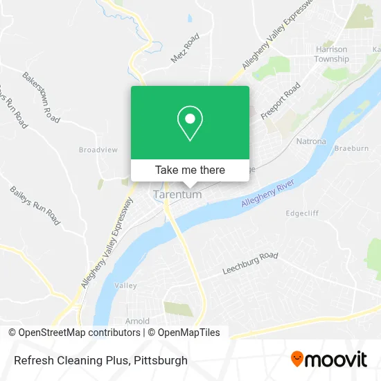 Refresh Cleaning Plus map