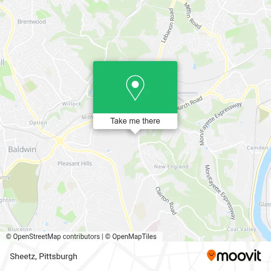 Sheetz map