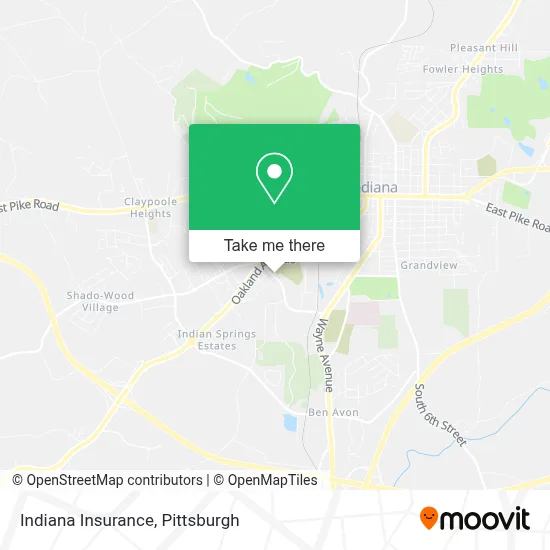 Indiana Insurance map