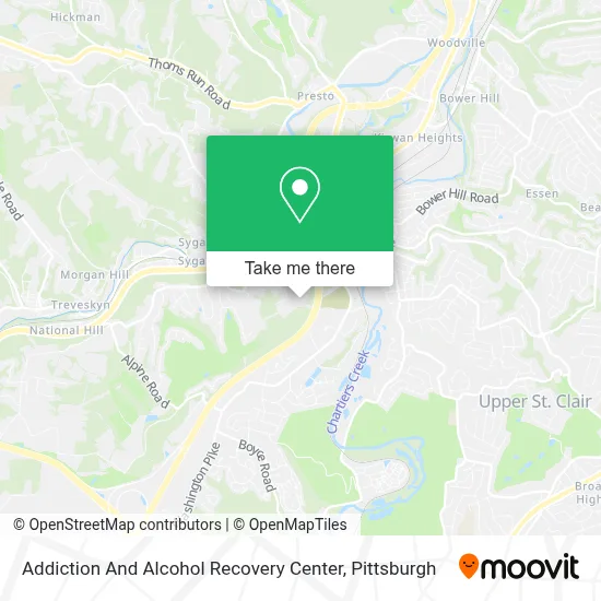 Addiction And Alcohol Recovery Center map