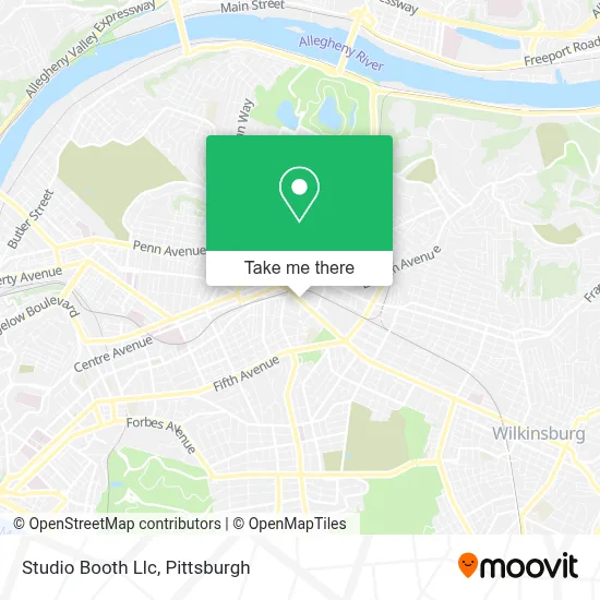 Studio Booth Llc map