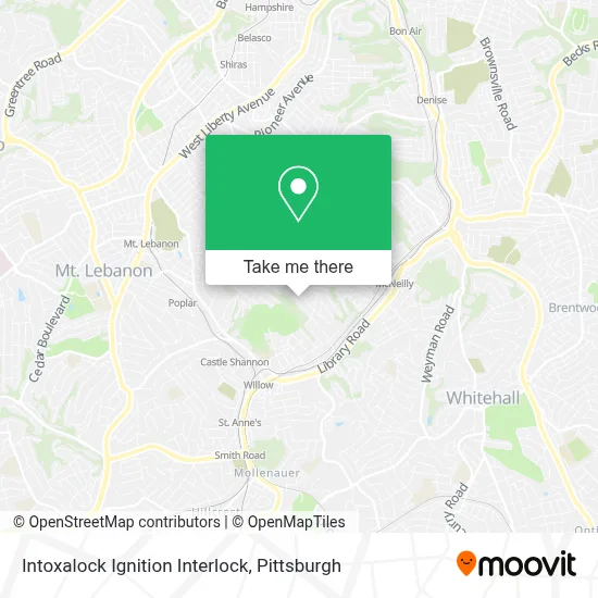 Intoxalock Ignition Interlock map