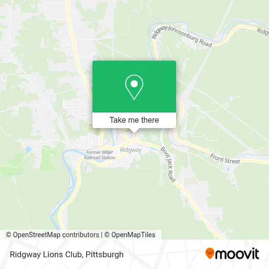 Ridgway Lions Club map