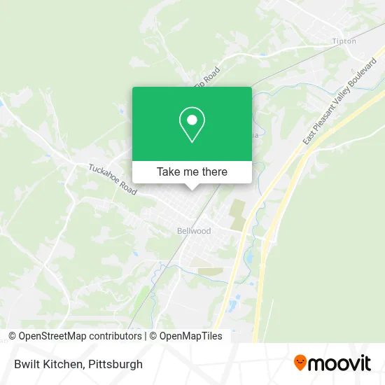 Bwilt Kitchen map