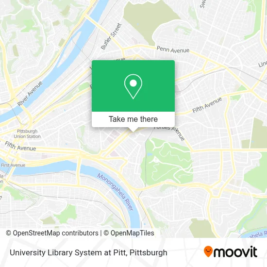 University Library System at Pitt map