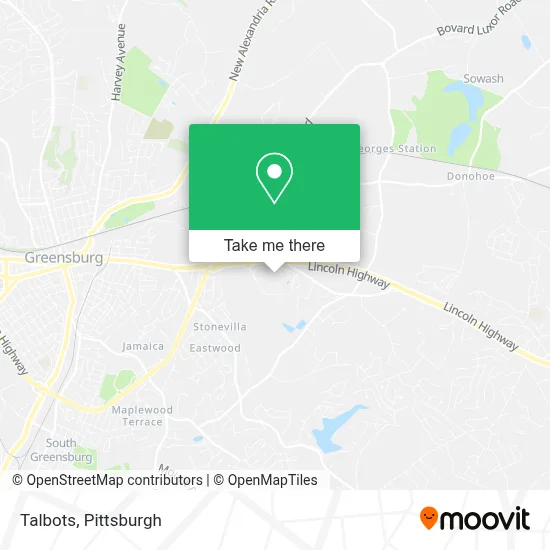 Talbots map