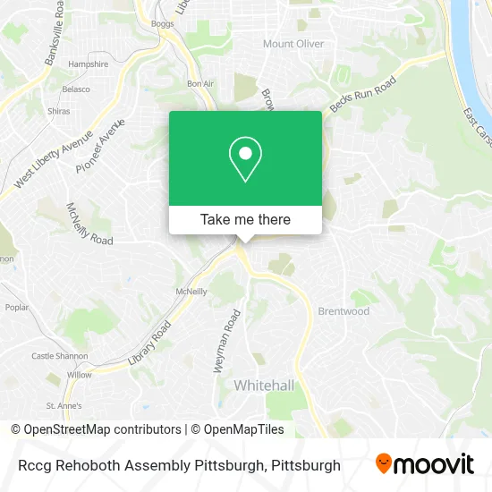 Rccg Rehoboth Assembly Pittsburgh map
