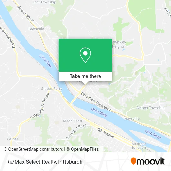 Re/Max Select Realty map