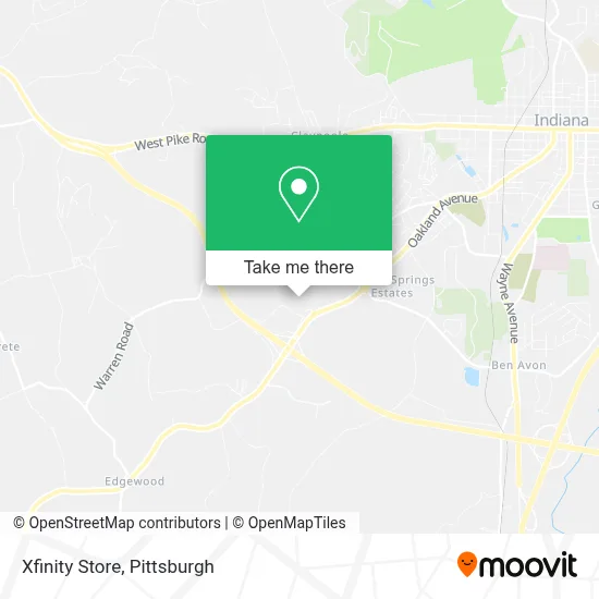 Xfinity Store map