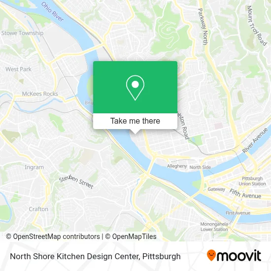 North Shore Kitchen Design Center map