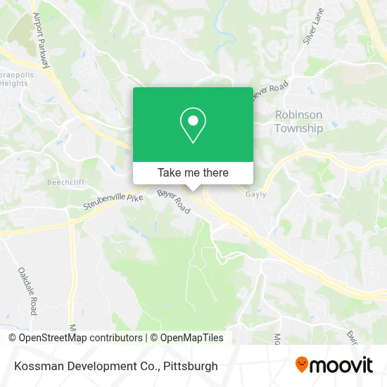 Kossman Development Co. map