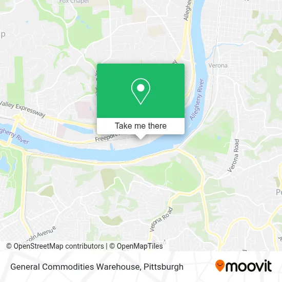 General Commodities Warehouse map