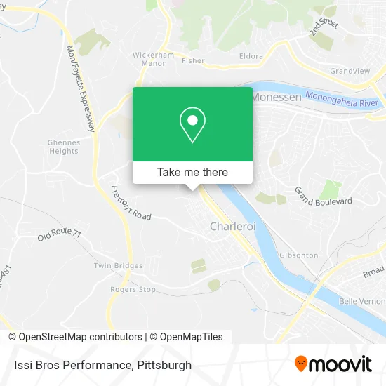 Issi Bros Performance map