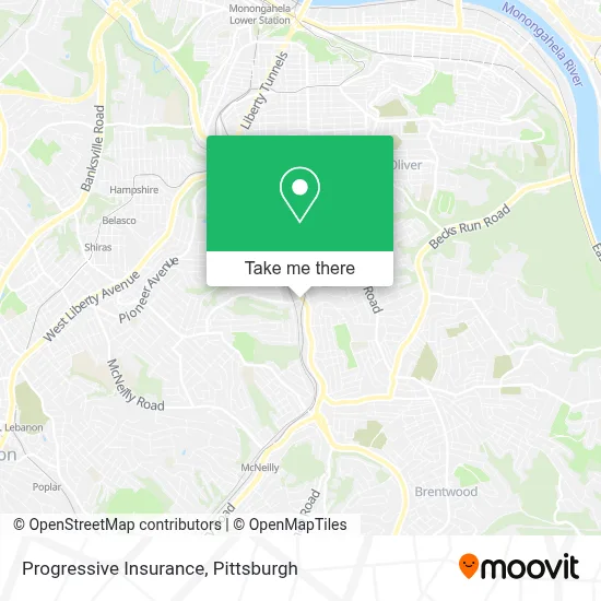 Progressive Insurance map