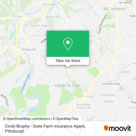 Cindy Brophy - State Farm Insurance Agent map