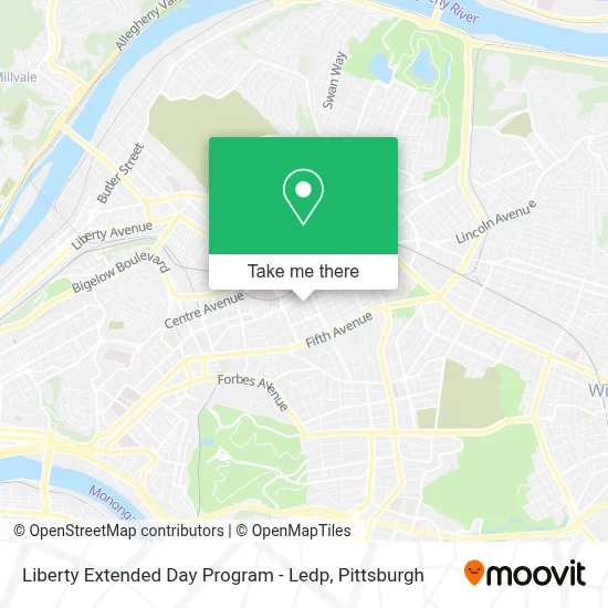 Liberty Extended Day Program - Ledp map