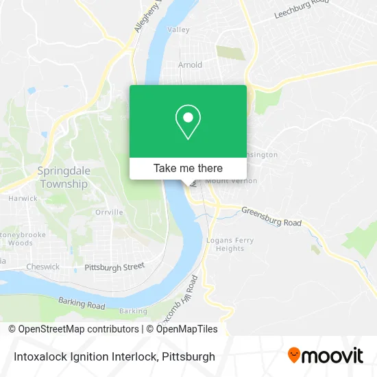 Intoxalock Ignition Interlock map