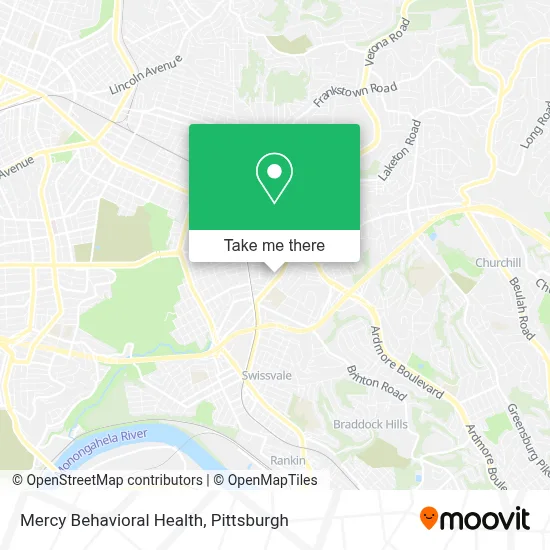Mercy Behavioral Health map