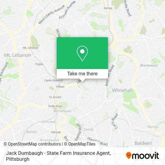 Jack Dumbaugh - State Farm Insurance Agent map