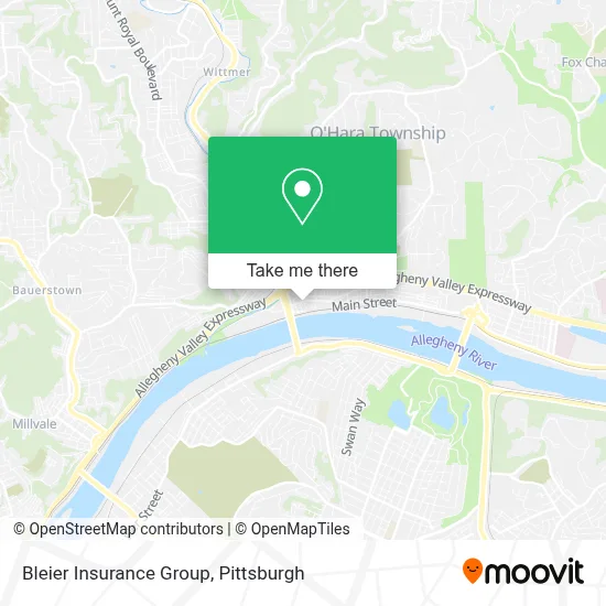 Bleier Insurance Group map