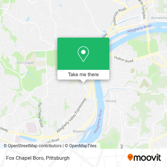 Fox Chapel Boro map