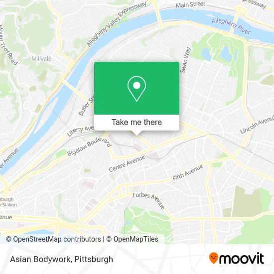 Asian Bodywork map