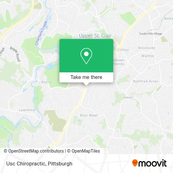 Usc Chiropractic map