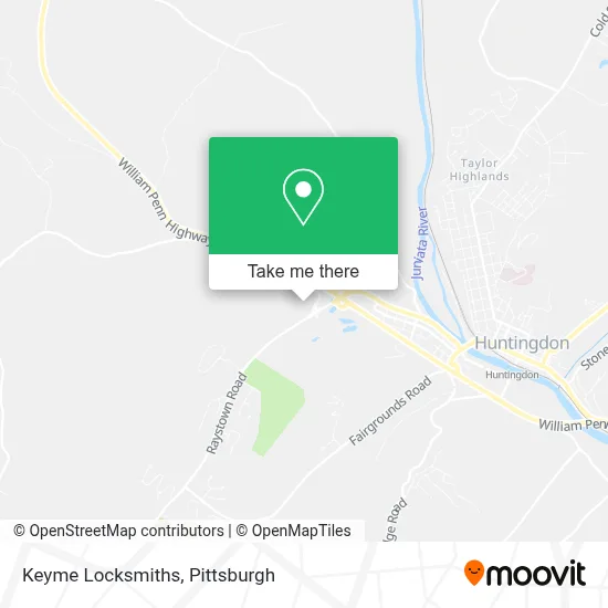 Keyme Locksmiths map