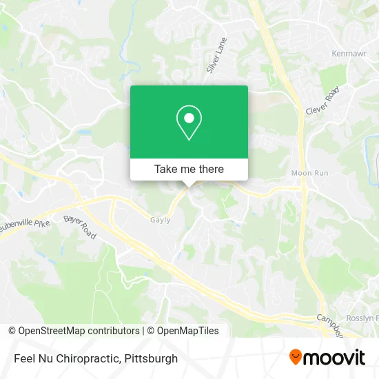Feel Nu Chiropractic map