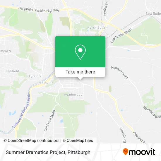 Summer Dramatics Project map