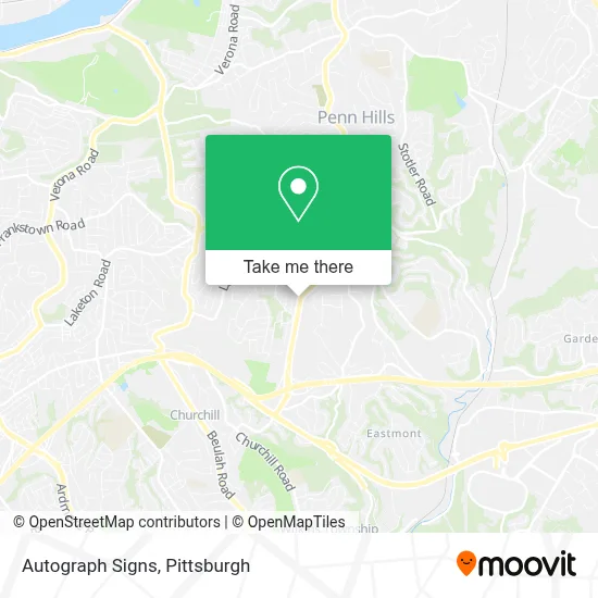 Autograph Signs map