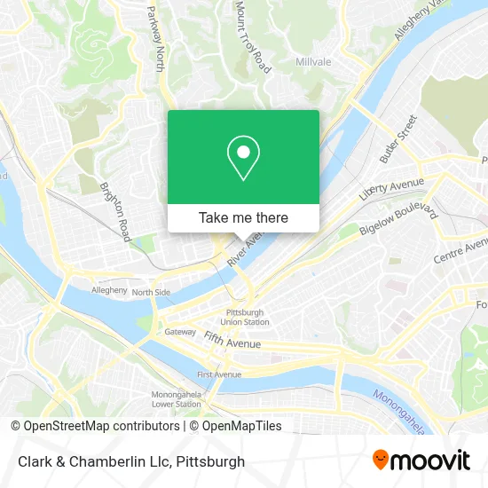 Clark & Chamberlin Llc map