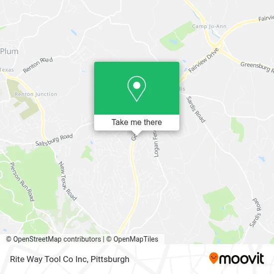 Rite Way Tool Co Inc map