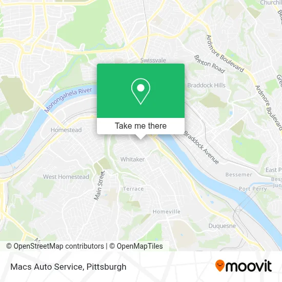 Macs Auto Service map