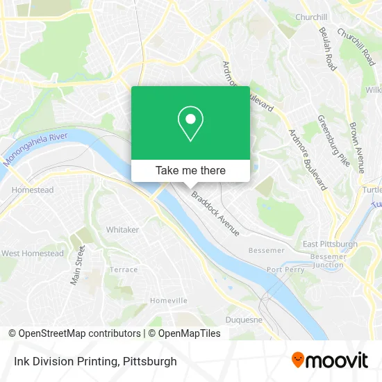 Ink Division Printing map