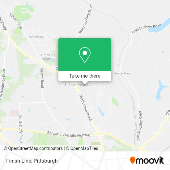 Finish Line map