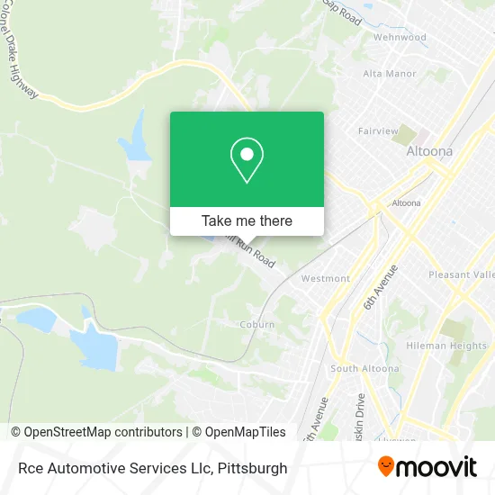 Rce Automotive Services Llc map