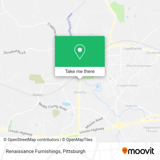 Renaissance Furnishings map
