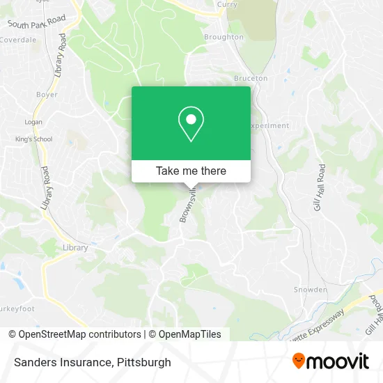 Sanders Insurance map