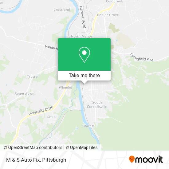 M & S Auto Fix map