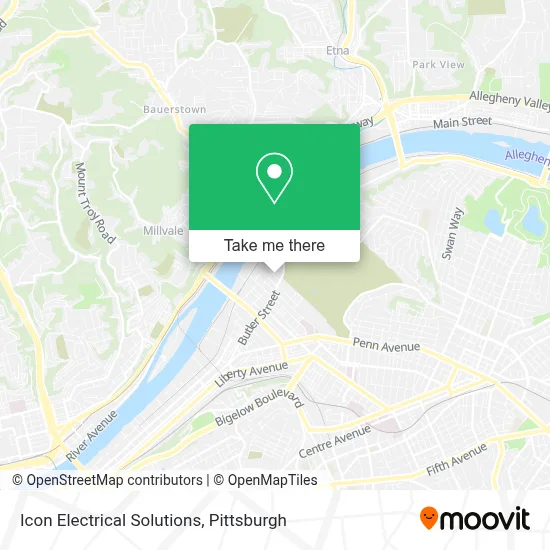 Icon Electrical Solutions map