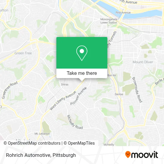 Rohrich Automotive map